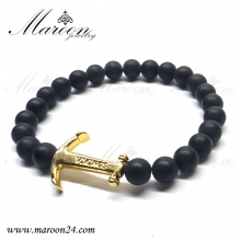 دستبند مردانه و پسرانه لنگر طلایی مارون MM55