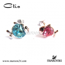 Earrings Clio with Swarovski crystals CG05